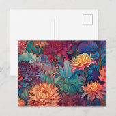 Dahlia Bloemen Tapestry Briefkaart (Voorkant / Achterkant)