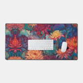 Dahlia Bloemen Tapestry Bureaumat (Keyboard & Muis)