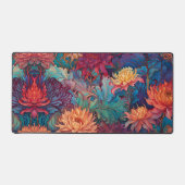 Dahlia Bloemen Tapestry Bureaumat (Voorkant)