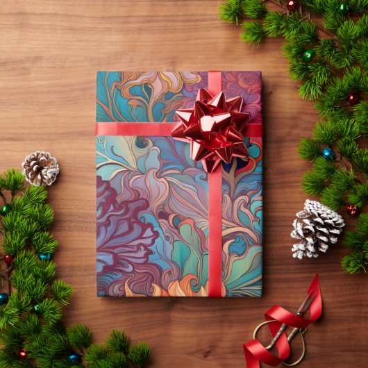 Dahlia Bloemen Tapestry Cadeaupapier (Feestdagen Geschenken)