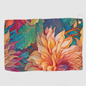 Dahlia Bloemen Tapestry Golfhanddoek (Horizontaal)