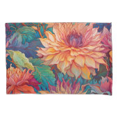 Dahlia Bloemen Tapestry Kussensloop (Voorkant-Links)