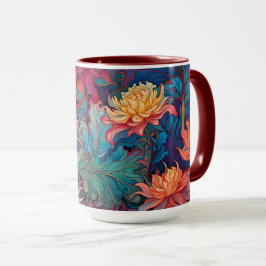 Dahlia Bloemen Tapestry Mok