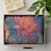 Dahlia Bloemen Tapestry Tissuepapier (Geschenk)