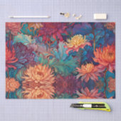 Dahlia Bloemen Tapestry Tissuepapier (Craft)