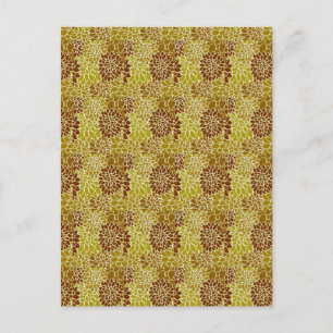 dahlia bloemmotief briefkaart