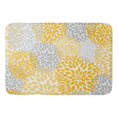 Dahlia Bouquet - mosterdgele bloem Badmat (Voorkant)