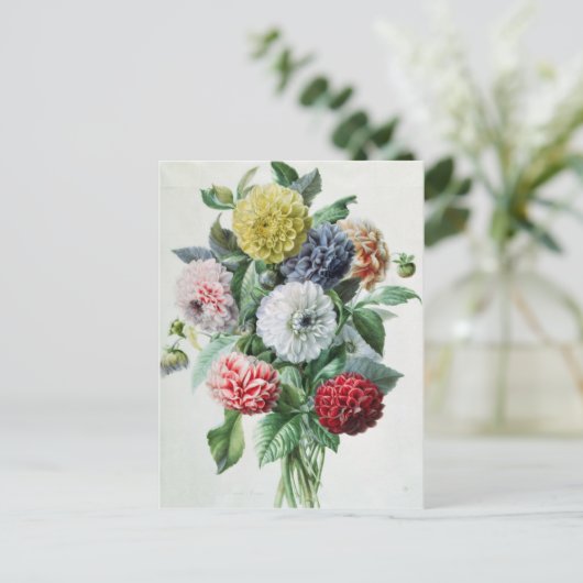 Dahlia Briefkaart (Staand voorkant)