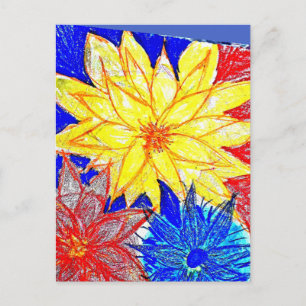 Dahlia briefkaart