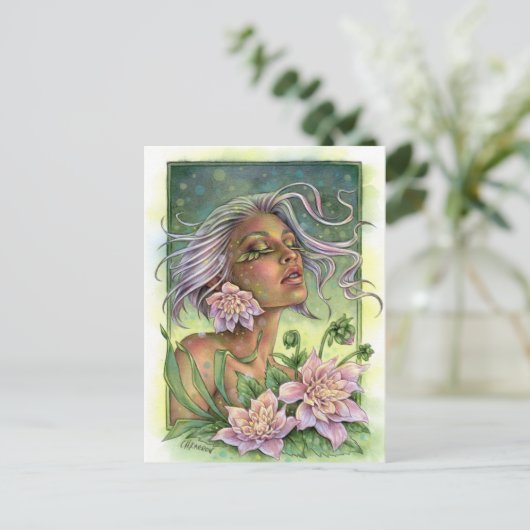 Dahlia Briefkaart (Staand voorkant)