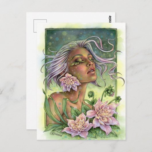 Dahlia Briefkaart (Voorkant / Achterkant)