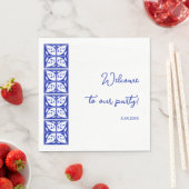 Dahlia Buds Gepersonaliseerde Partij Papier servet (Insitu)