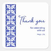 Dahlia Buds Gepersonaliseerde Partij Stickers (Voorkant)