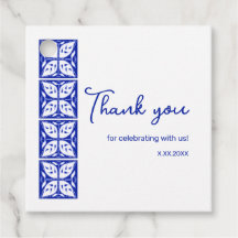 Dahlia Buds Gepersonaliseerde Partij Voorkeur Labe