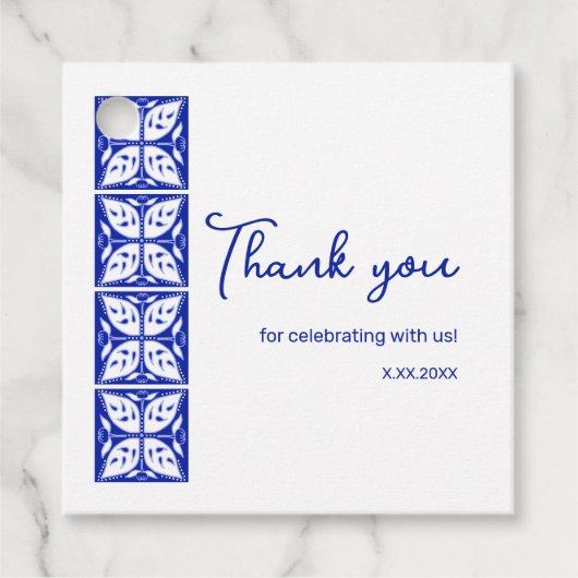 Dahlia Buds Gepersonaliseerde Partij Voorkeur Labe Bedankjes Labels (Voorkant)