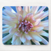 Dahlia C: Geel en zalm — Muismat (Voorkant)