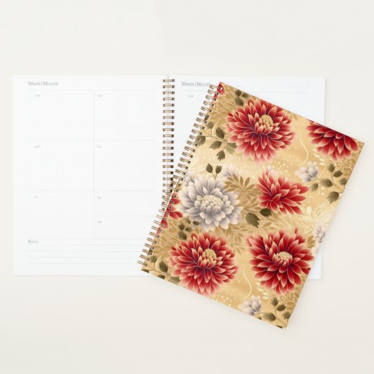Dahlia Chiyogami Planner (Display)