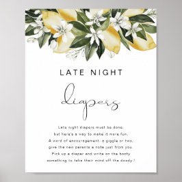 DAHLIA Citroen Late Night Luierspel Poster