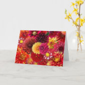 Dahlia Collage Kaart (Gele Bloem)