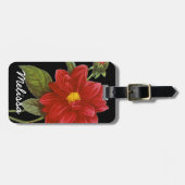 Dahlia (Dahlia Pinnata) Bagagelabel (Voorkant horizontaal)