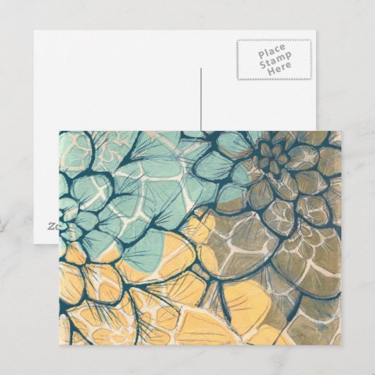 Dahlia Dance I Briefkaart (Voorkant / Achterkant)