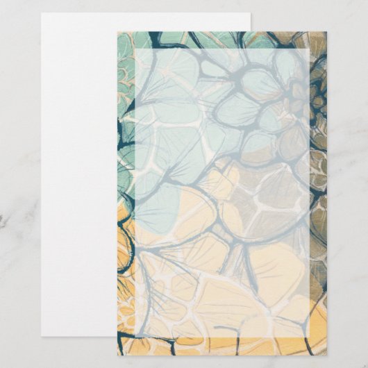 Dahlia Dance I Briefpapier (Voorkant / Achterkant)