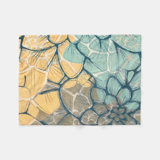 Dahlia Dance I Fleece Deken (Voorkant (Horizontaal))