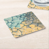 Dahlia Dance I Kartonnen Onderzetters (Schuin)