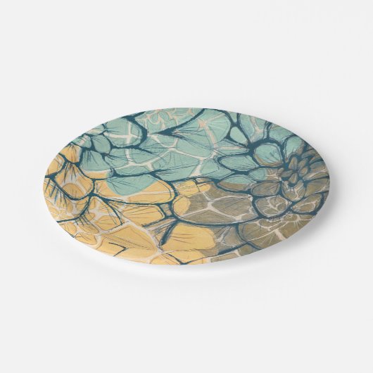 Dahlia Dance I Papieren Bordje (Gekanteld)