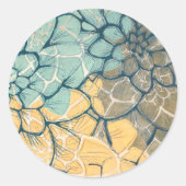 Dahlia Dance I Ronde Sticker (Voorkant)