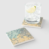 Dahlia Dance I Stenen Onderzetter (Zijkant)