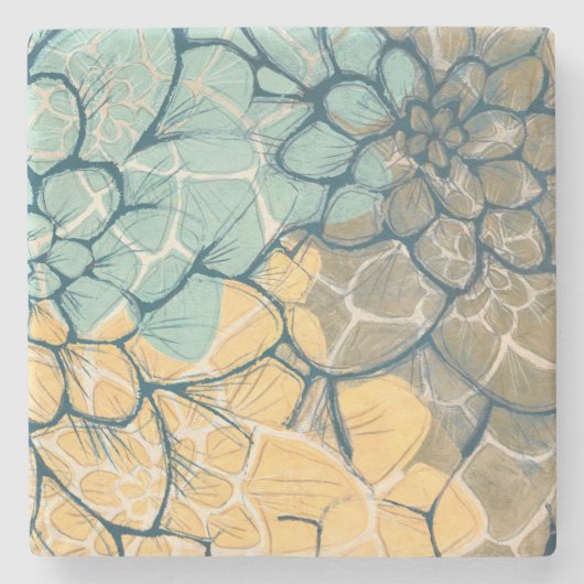 Dahlia Dance I Stenen Onderzetter (Voorkant)