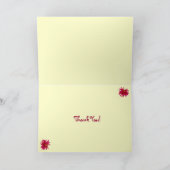 Dahlia Dank je Bedankkaart (Binnen)