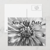 dahlia De datum opslaan Aankondigingskaart (Voorkant / Achterkant)