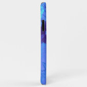 Dahlia Delight in Beauful Blues Phone Case (Achterkant/rechts)