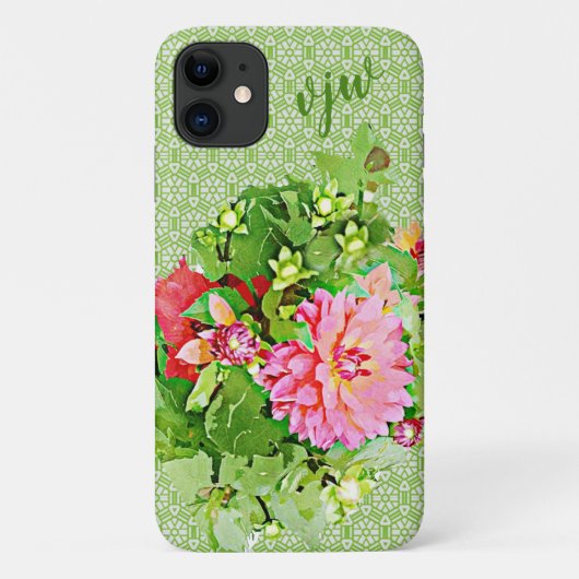 Dahlia Delight Phone Case (Achterkant)
