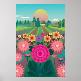 Dahlia Delight Print