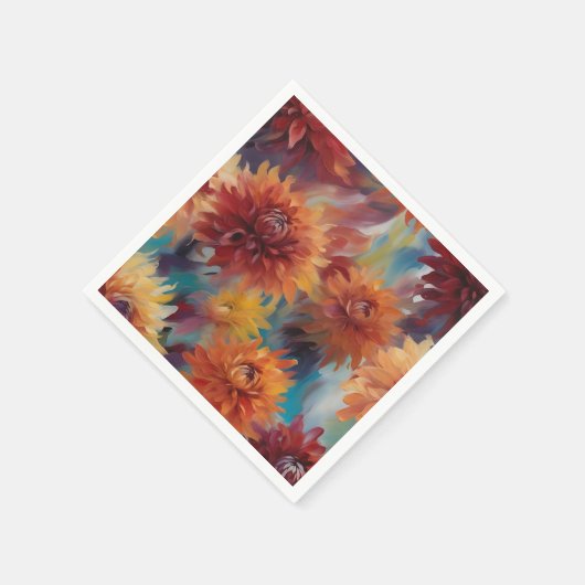 Dahlia Delight Summer Servet (Hoek)