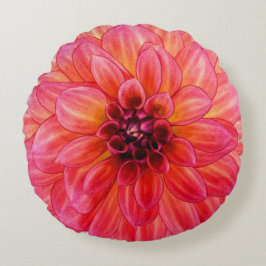 Dahlia Denise Rond Kussen