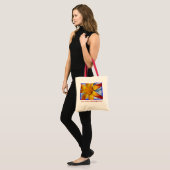 Dahlia Design Tote Bag (Voorkant (model))