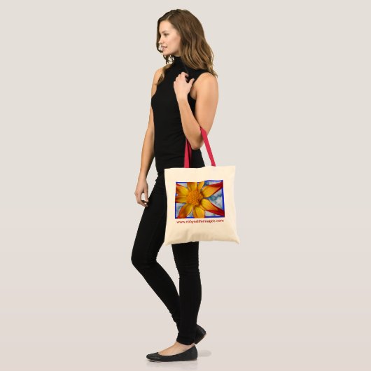 Dahlia Design Tote Bag (Voorkant (model))