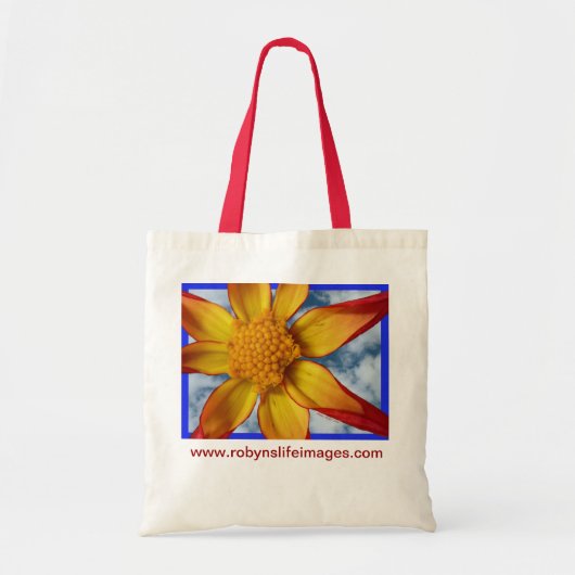 Dahlia Design Tote Bag (Voorkant)