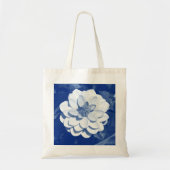 Dahlia - Digitaal cyanotype Tote Bag (Voorkant)