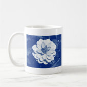 Dahlia - Digitale Cyanotype Koffiemok (Links)