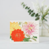 Dahlia door Tanigami Konan Briefkaart (Staand voorkant)