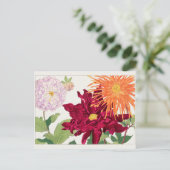 Dahlia door Tanigami Konan Briefkaart (Staand voorkant)