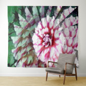 Dahlia draai..... wandkleed (In Situ (horizontaal))