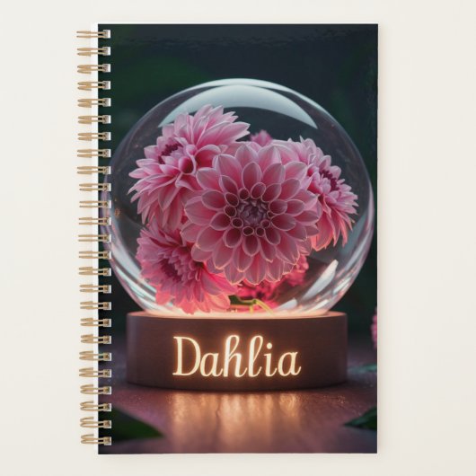 Dahlia Dreamlight Bloemendesign Planner (Voorkant)