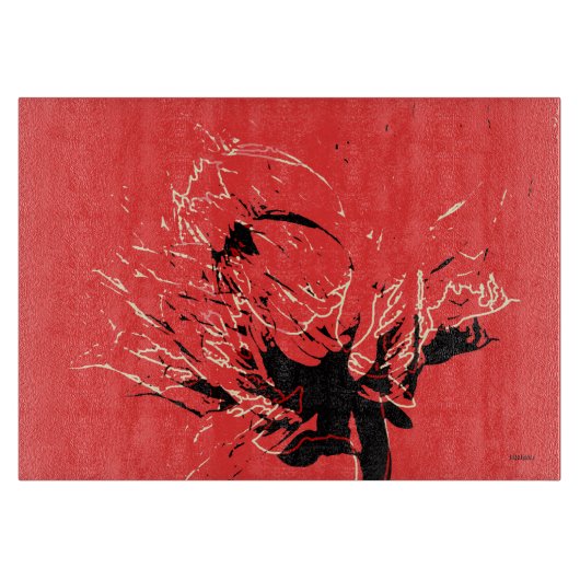 dahlia duo snijplank (Voorkant)