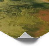 Dahlia en daisy flower garden floral poster (Hoek)